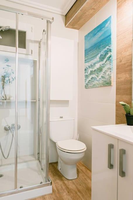 Apartamento Frente Al Mar, Familiar Y Acogedor. 산타 폴라 외부 사진