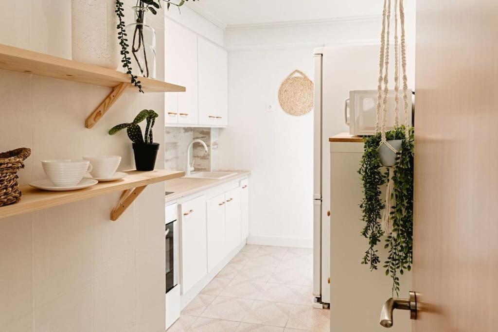 Apartamento Frente Al Mar, Familiar Y Acogedor. 산타 폴라 외부 사진