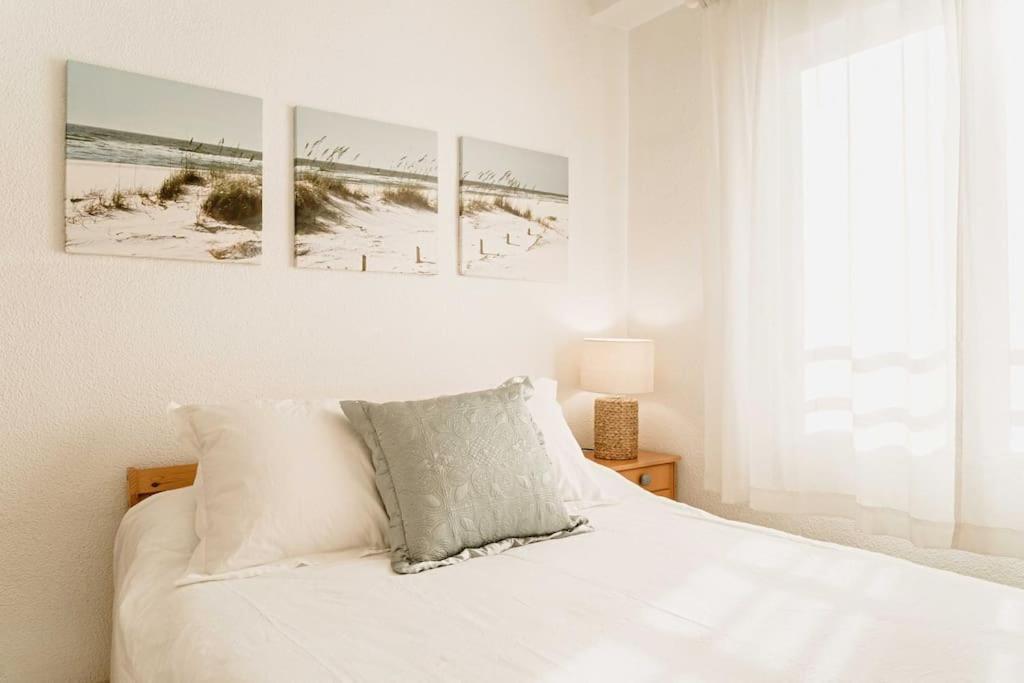 Apartamento Frente Al Mar, Familiar Y Acogedor. 산타 폴라 외부 사진
