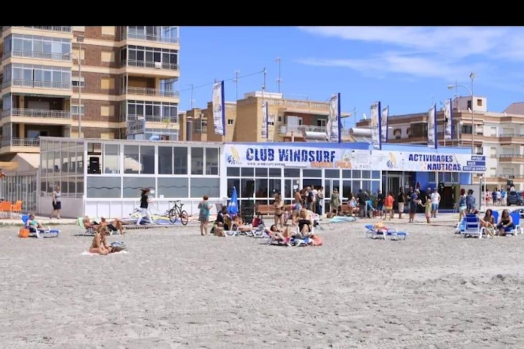 Apartamento Frente Al Mar, Familiar Y Acogedor. 산타 폴라 외부 사진